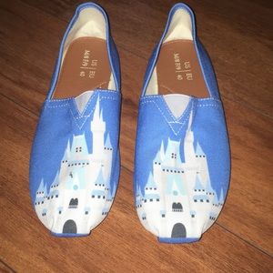 Disney castle shoes